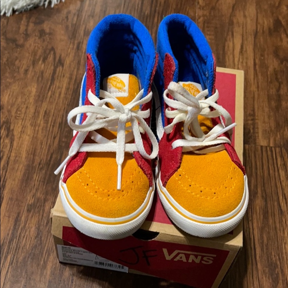Kids Vans Primary Colorblock